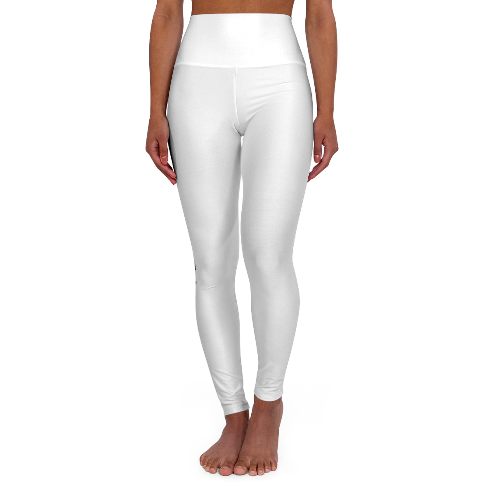 High-Waisted Yoga Leggings — All-Over Print Activewear