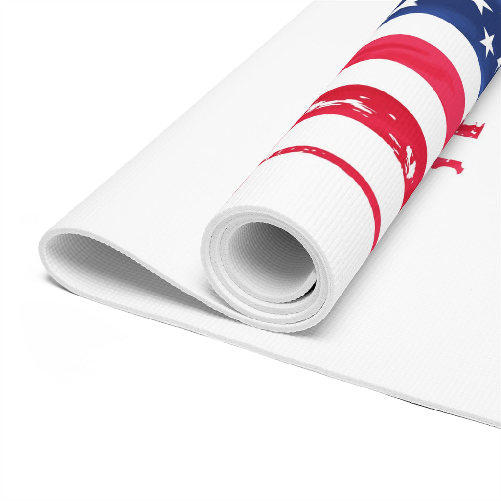 American Flag Foam Yoga Mat — Iron & Olive Patriotic Fitness Mat