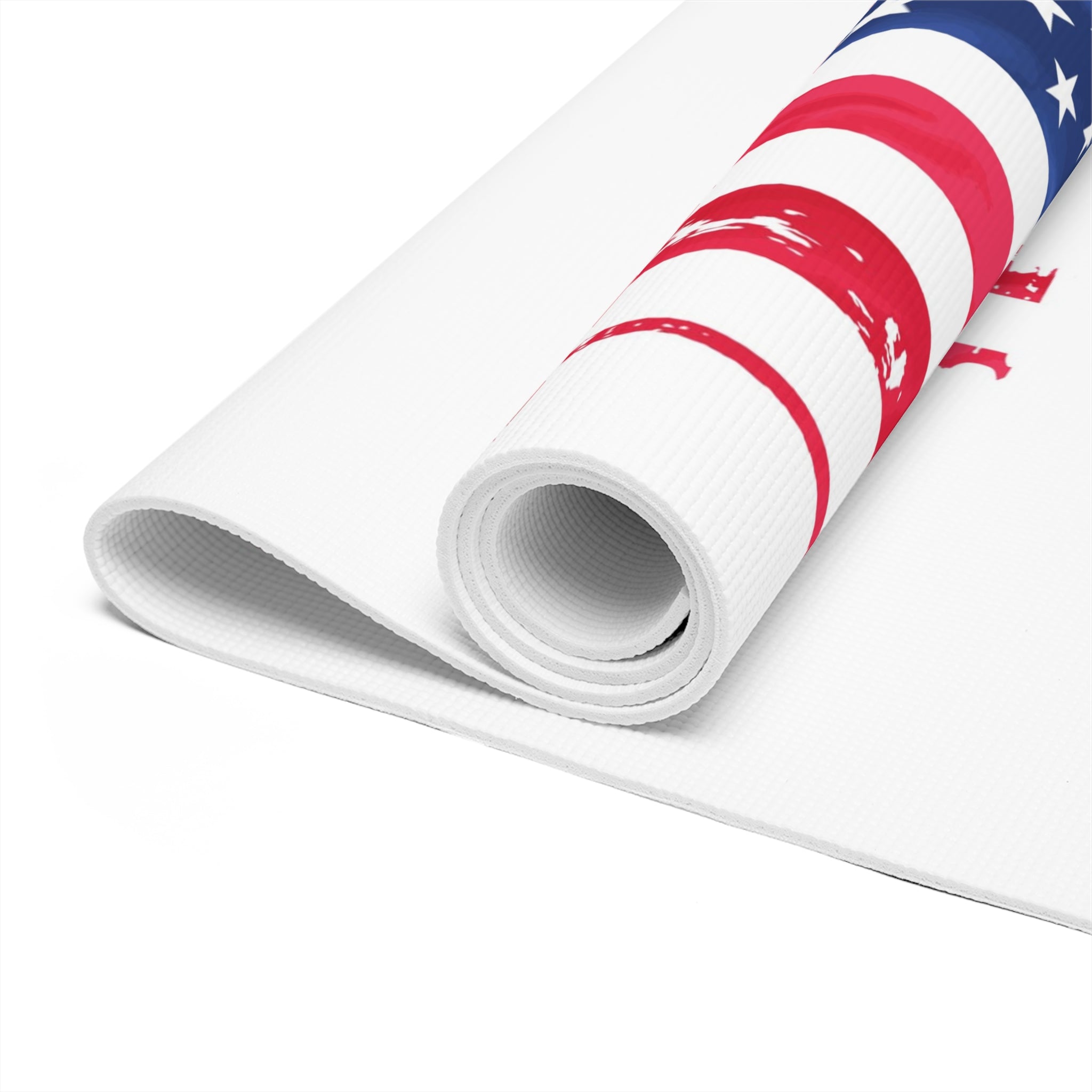 American Flag Foam Yoga Mat — Iron & Olive Patriotic Fitness Mat