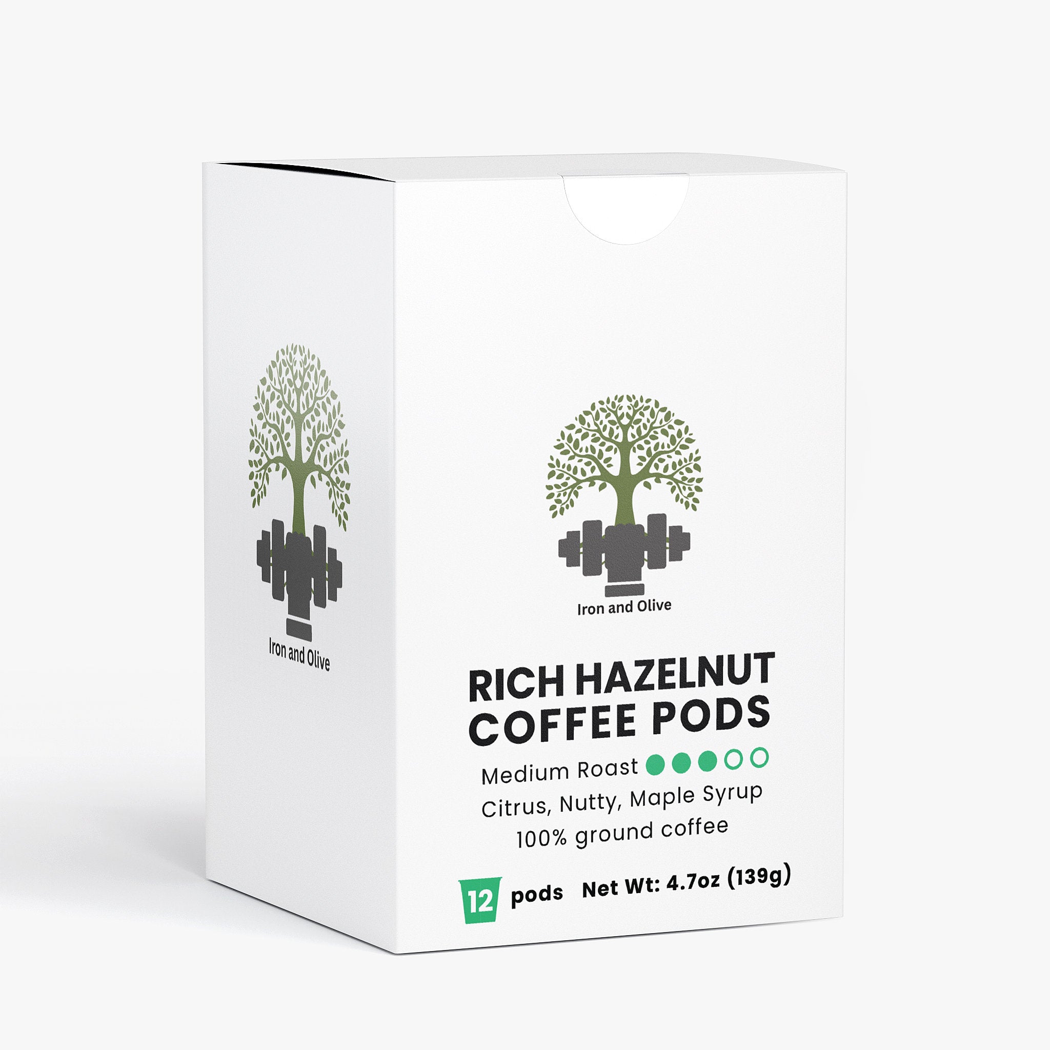Rich Hazelnut Coffee Pods (Medium Roast)