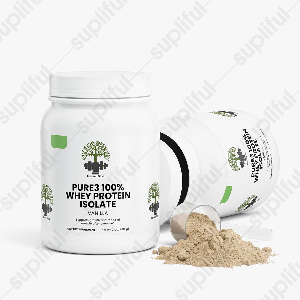 Pure3 100% Whey Protein Isolate (Vanilla)