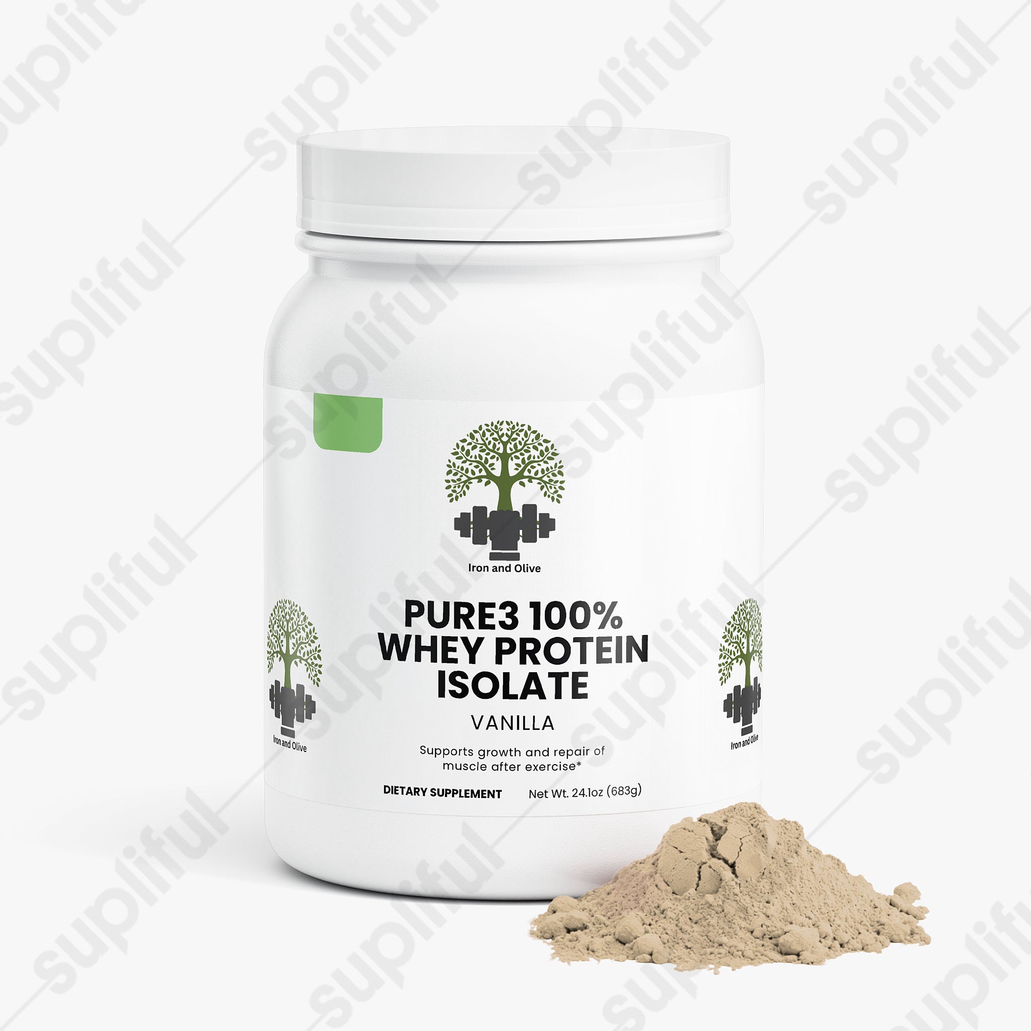 Pure3 100% Whey Protein Isolate (Vanilla)