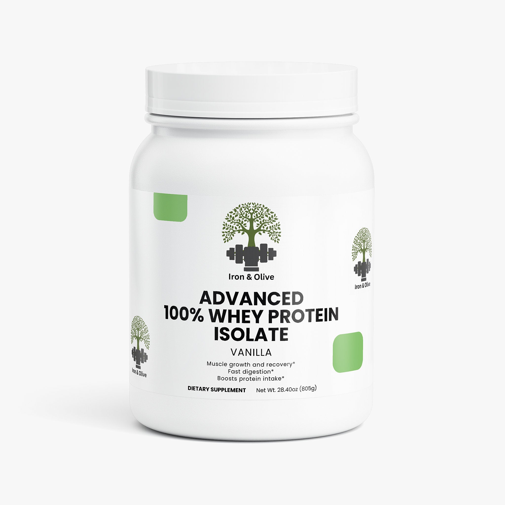 Advanced 100% Whey Protein Isolate — Vanilla