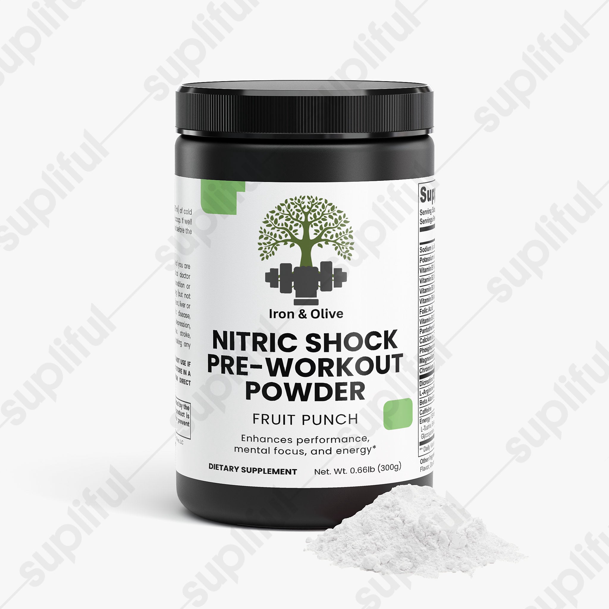 Nitric Shock Pre-Workout Powder (Fruit Punch)