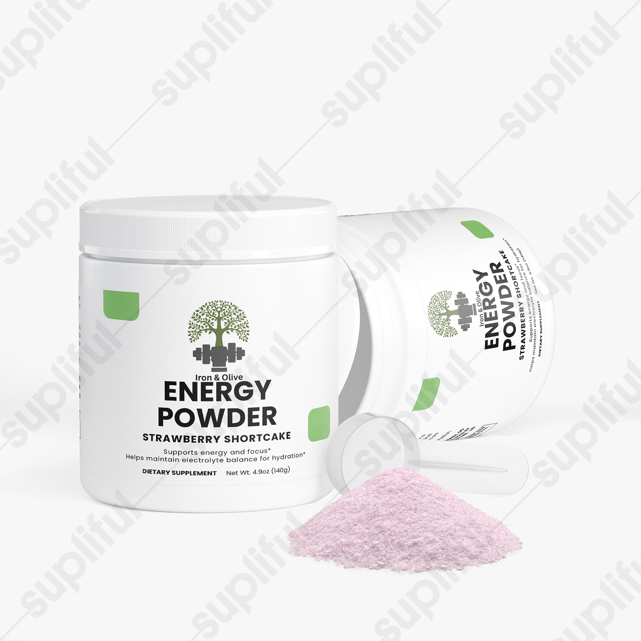 Energy Powder (Strawberry Shortcake)