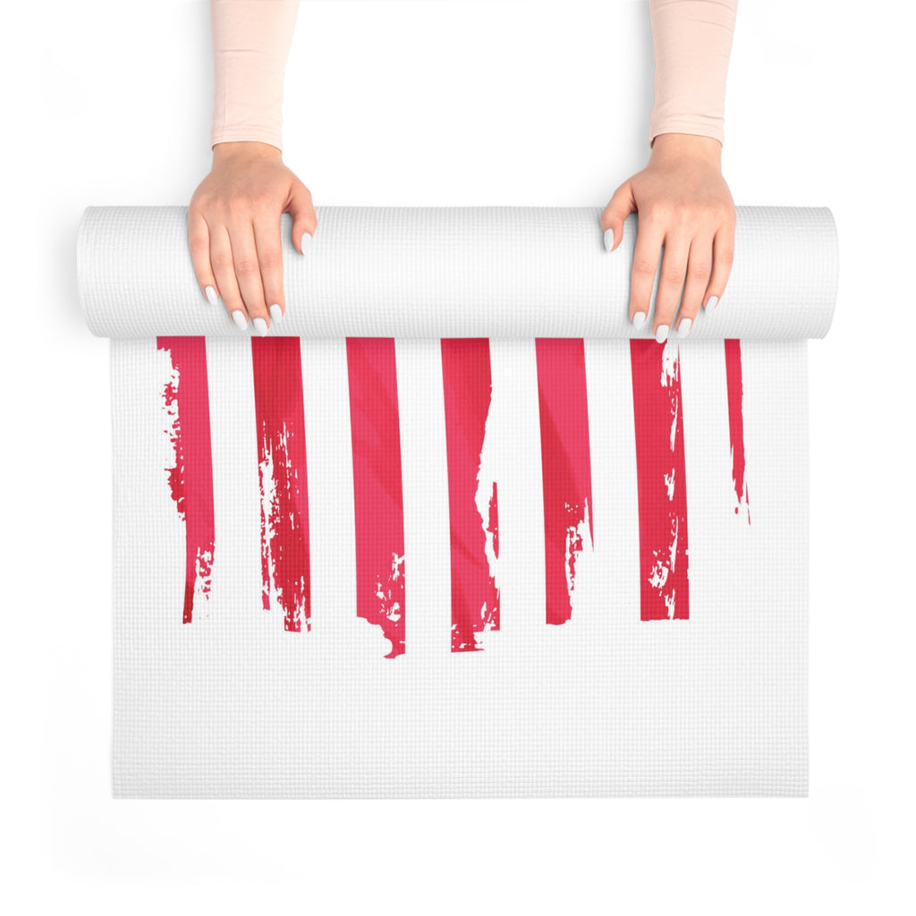 American Flag Foam Yoga Mat — Iron & Olive Patriotic Fitness Mat