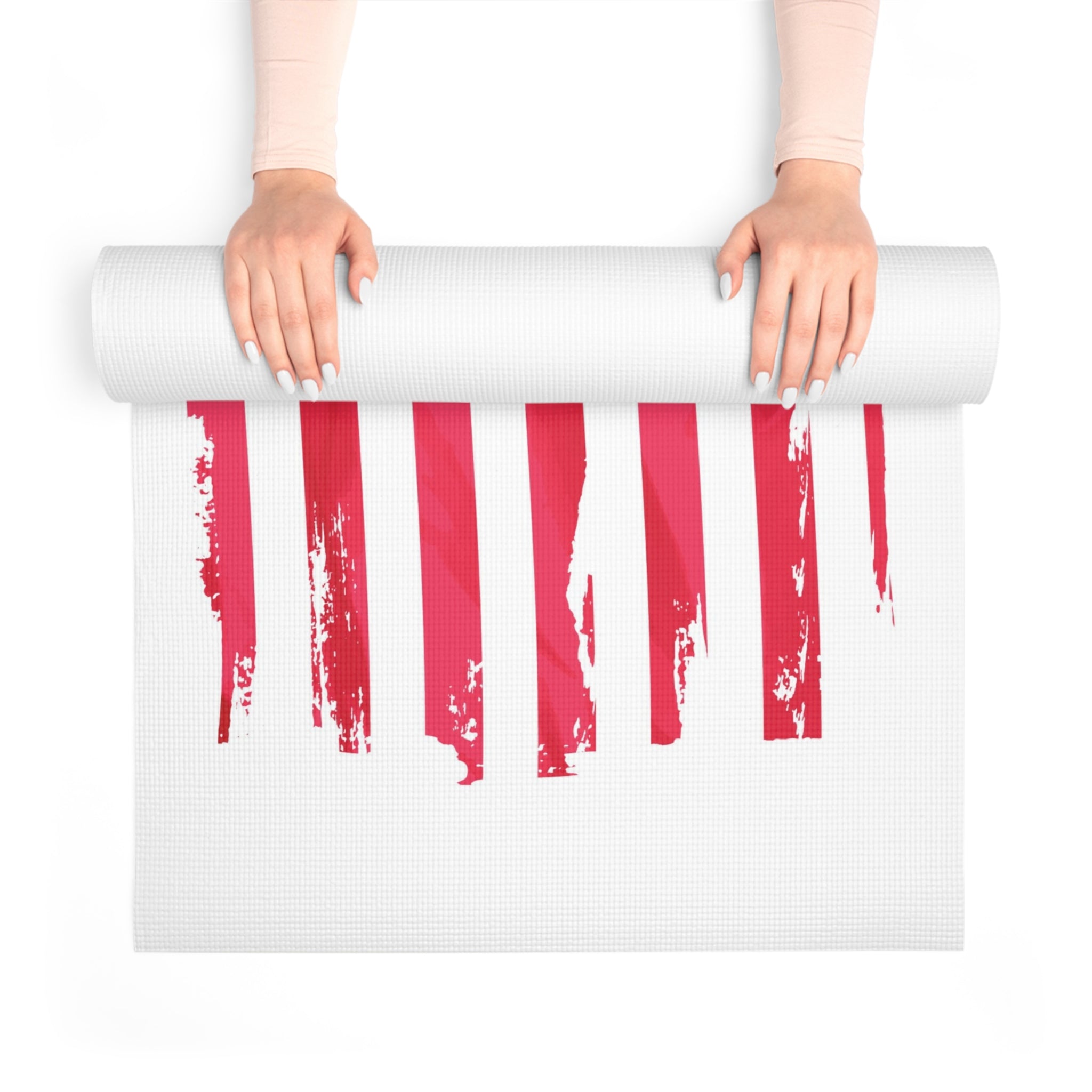 American Flag Foam Yoga Mat — Iron & Olive Patriotic Fitness Mat