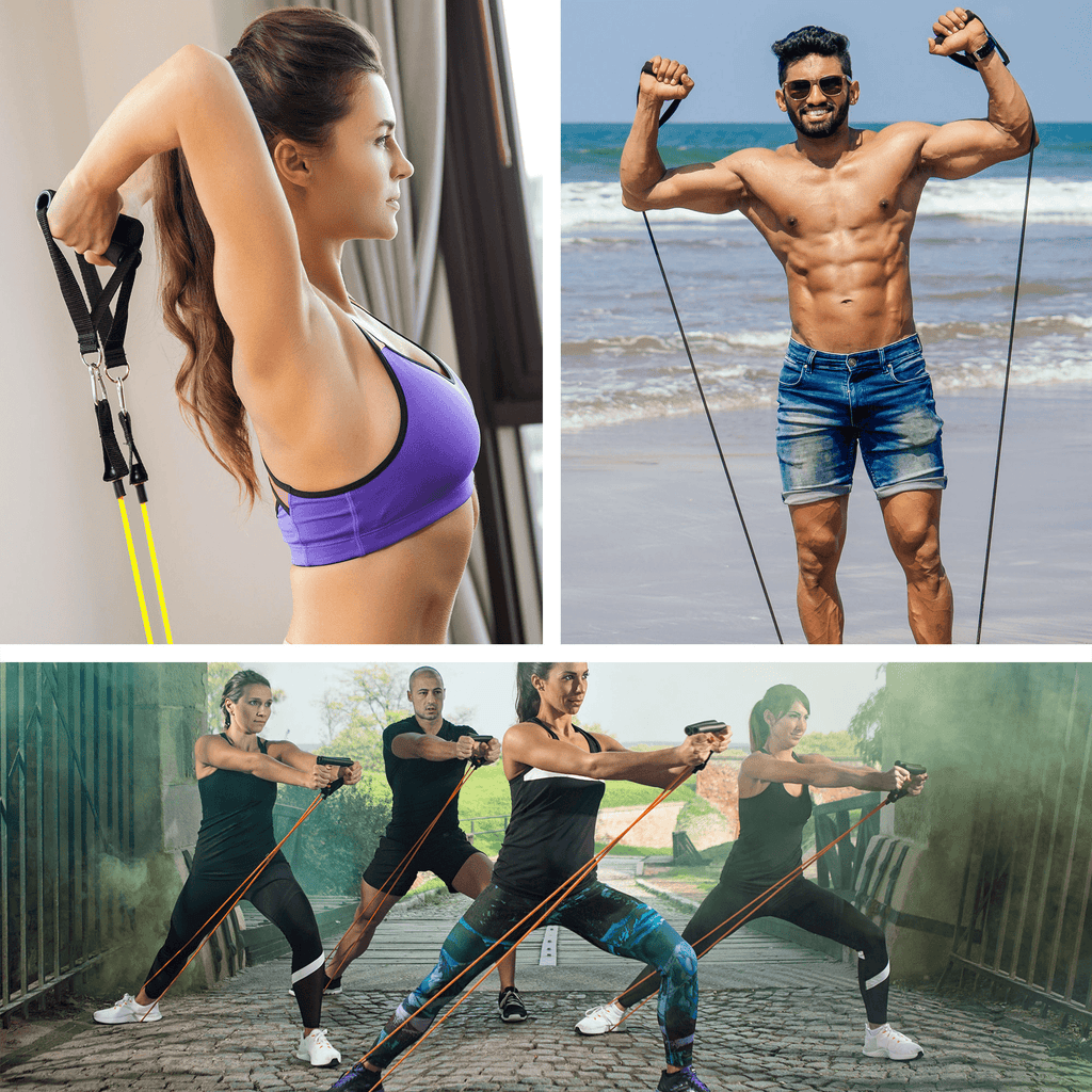 11-Piece Resistance Band Set with Handles