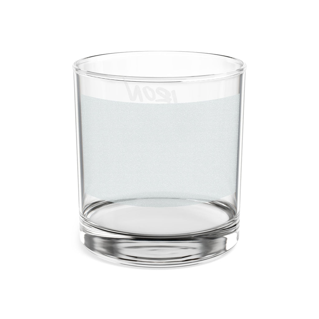 Engraved 10oz Rocks Glass — 'Iron & Olive' Whiskey Tumbler