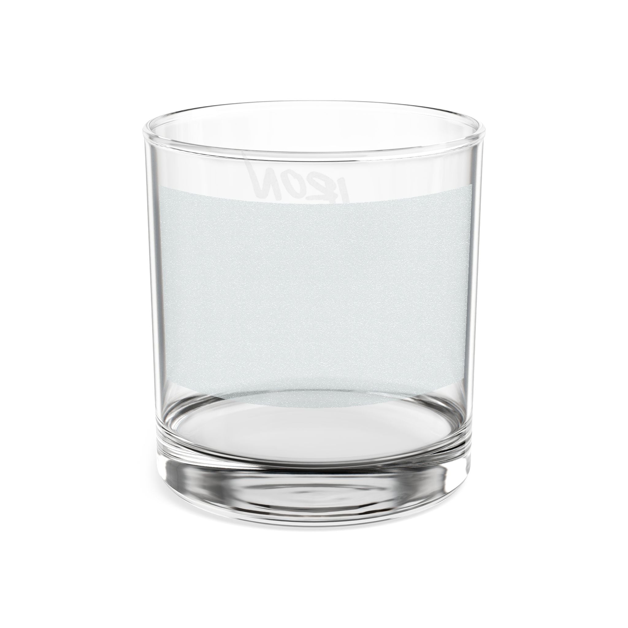 Engraved 10oz Rocks Glass — 'Iron & Olive' Whiskey Tumbler
