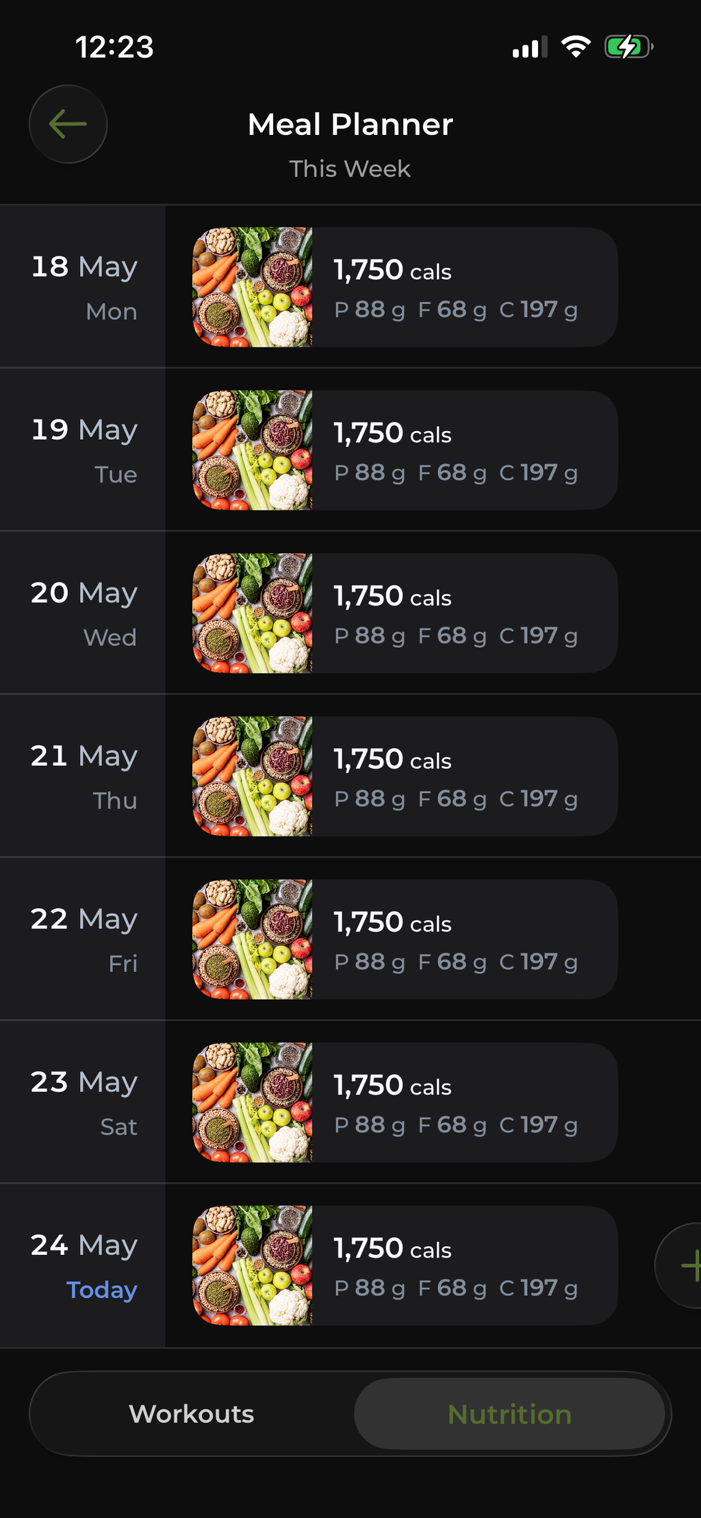 Iron & Olive Fitness & Nutrition App