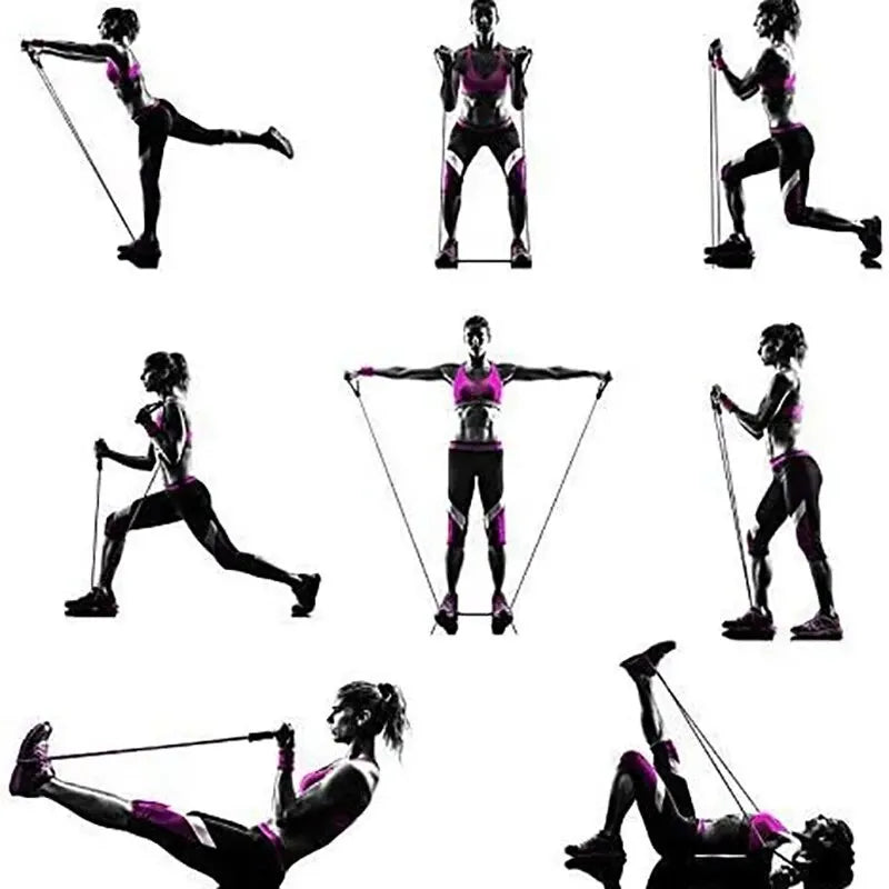 Full-Body Resistance Bands with Handles