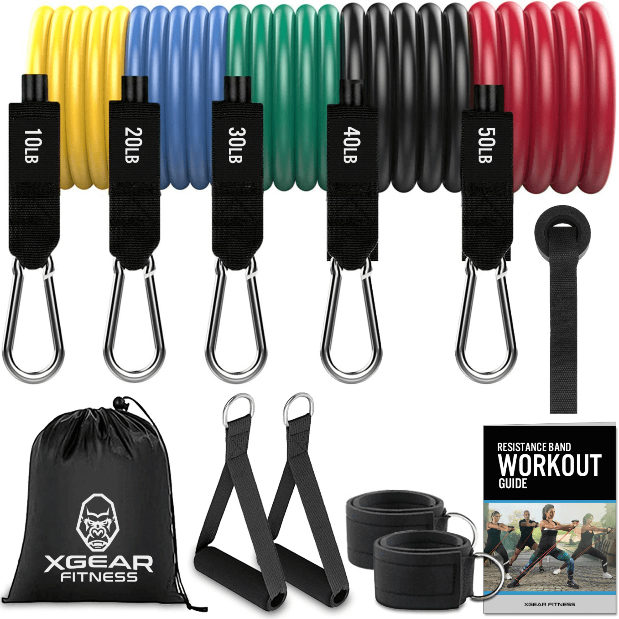 11-Piece Resistance Band Set with Handles
